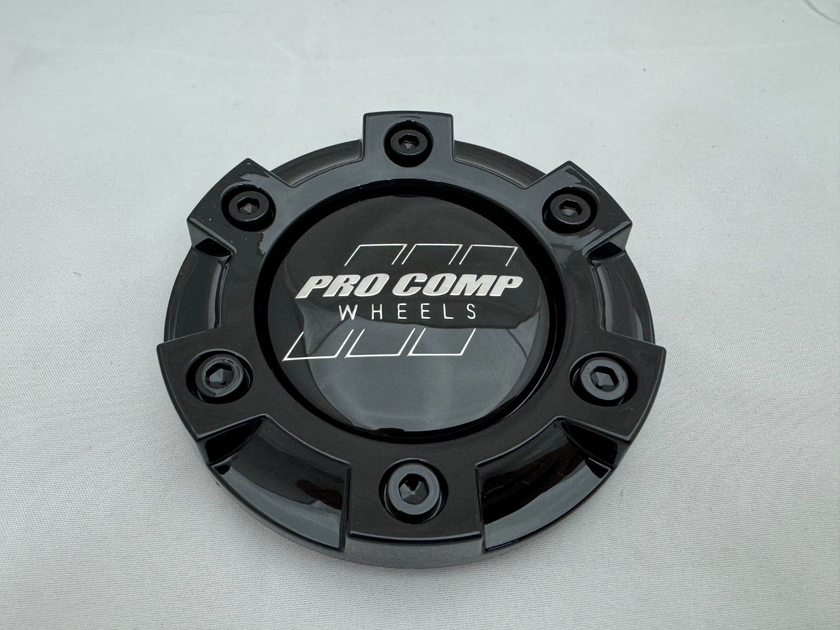 PRO COMP 42-CAP-SG SHINY GLOSS BLACK WHEEL RIM CENTER CAP