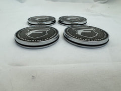 4 PACK FORGESTAR RF STYLE BC-763 WHEEL CENTER CAP CARBON FIBER w/ O-RING