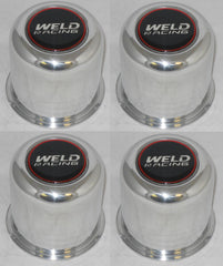 4 Pack WELD RACING 605-5083 Aluminum Wheel Center Caps 3.175