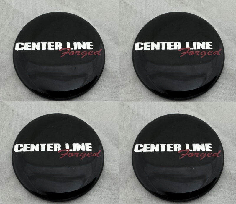 4 - CENTER LINE EMBLEM STICKER 2" ( 50mm ) DIAMETER FOR WHEEL RIM CENTER CAPS