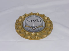 AXIS KLASSIC MESH GOLD WHEEL RIM CENTER CAP THREADED THREAD ON 6-3/4