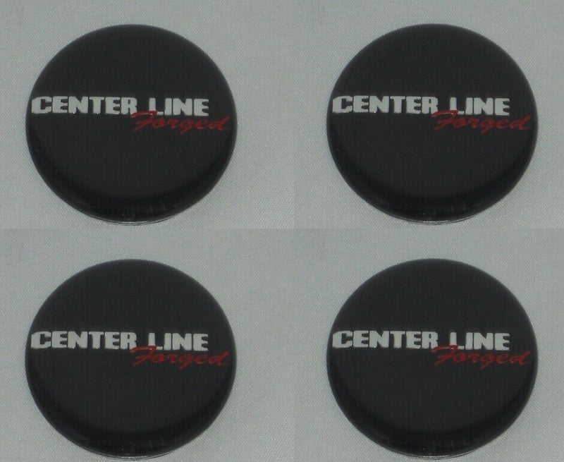 4 - CENTER LINE FORGED EMBLEM STICKER 1-3/4" DIAMETER FOR WHEEL RIM CENTER CAPS