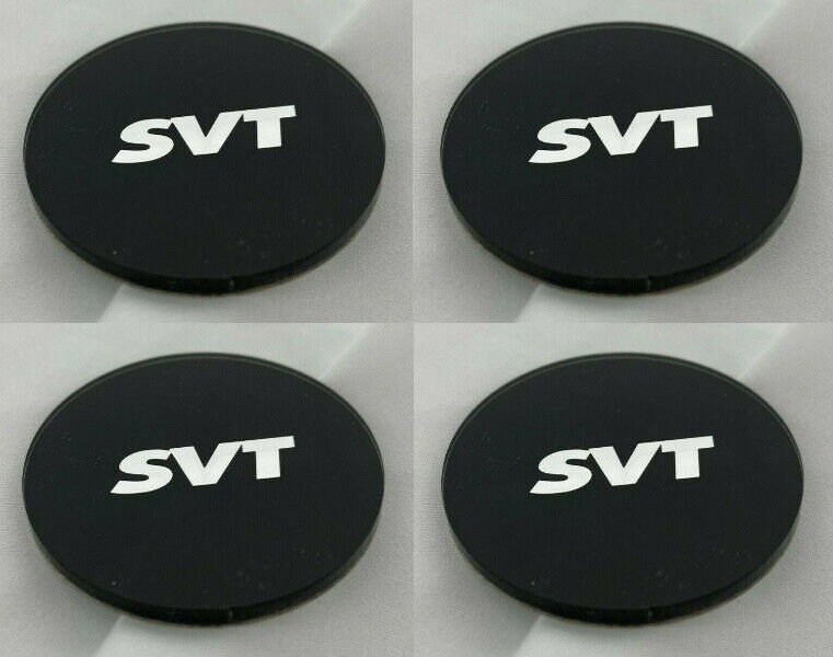 4 - FORD F150 SVT LIGHTNING LOGO EMBLEM ROUND 60 MM DIA FOR WHEEL RIM CENTER CAP