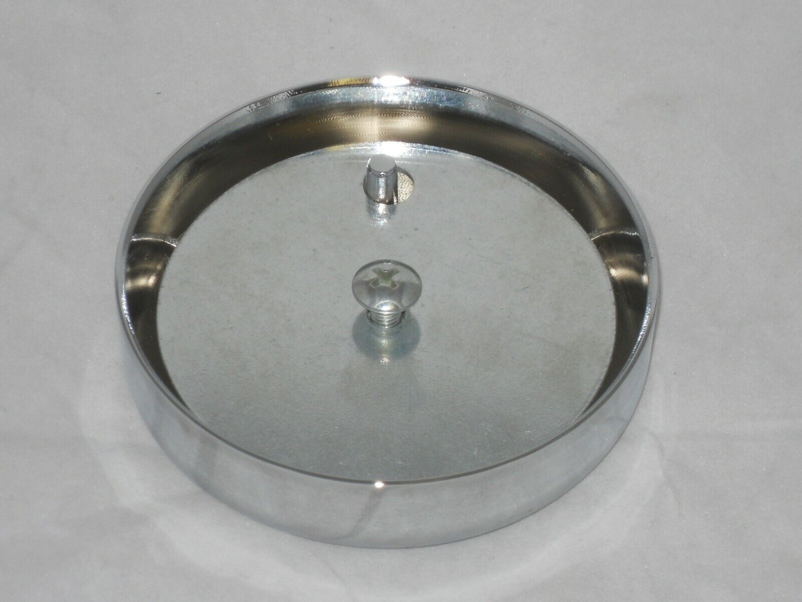 CRAGAR S/S CHROME WHEEL RIM CENTER CAP 09090 / 06060 WITH BACKING PLAT ...