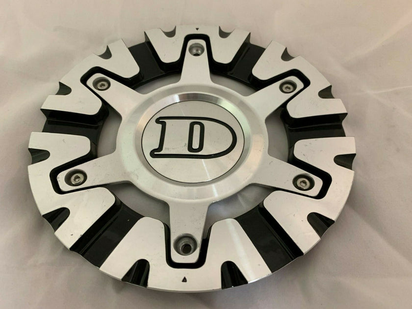 DEMODA CONCEPT ABSOLUTE MACHINED BLACK WHEEL RIM CENTER CAP 6-7/8