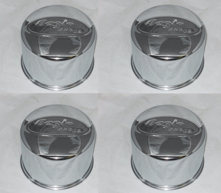 4 CAP DEAL 8 LUG EAGLE ALLOYS WHEEL RIM 5.12