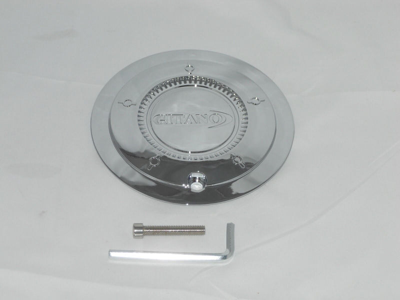 Gitano Chrome Wheel Center Cap G48-20-CAP LG0712-61  with Screw