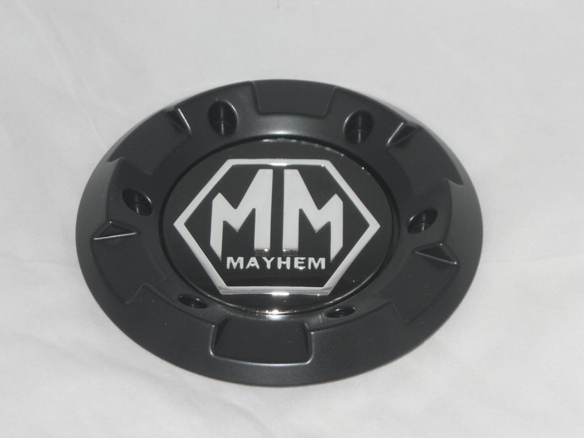 MAYHEM MATTE FLAT BLACK WHEEL RIM REPLACEMENT CENTER SECTION CAP ONLY ...