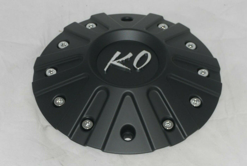 KO AMERICANA 835 FLAT MATTE BLACK WHEEL RIM CENTER CAP 772 S1104-03 772S01