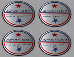 4 - AMERICAN RACING WHEEL RIM CENTER CAP STICKER LOGO 1-3/4