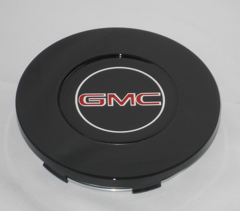 1 - GMC Logo Explorer Van C10PM04B C10PM04C-CAP Gloss Black Wheel Center Cap