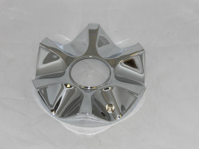 LUXE WHEELS / CHROME ELEMENT FC702 CHROME WHEEL RIM CENTER CAP