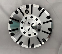 STARR 517 Cypher Wheel Rim Black Machined Aluminum Center Cap C949-2