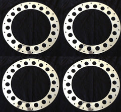 4 - EAGLE POLISHED SIMULATED BEADLOCK RINGS FOR 102 SERIES 18