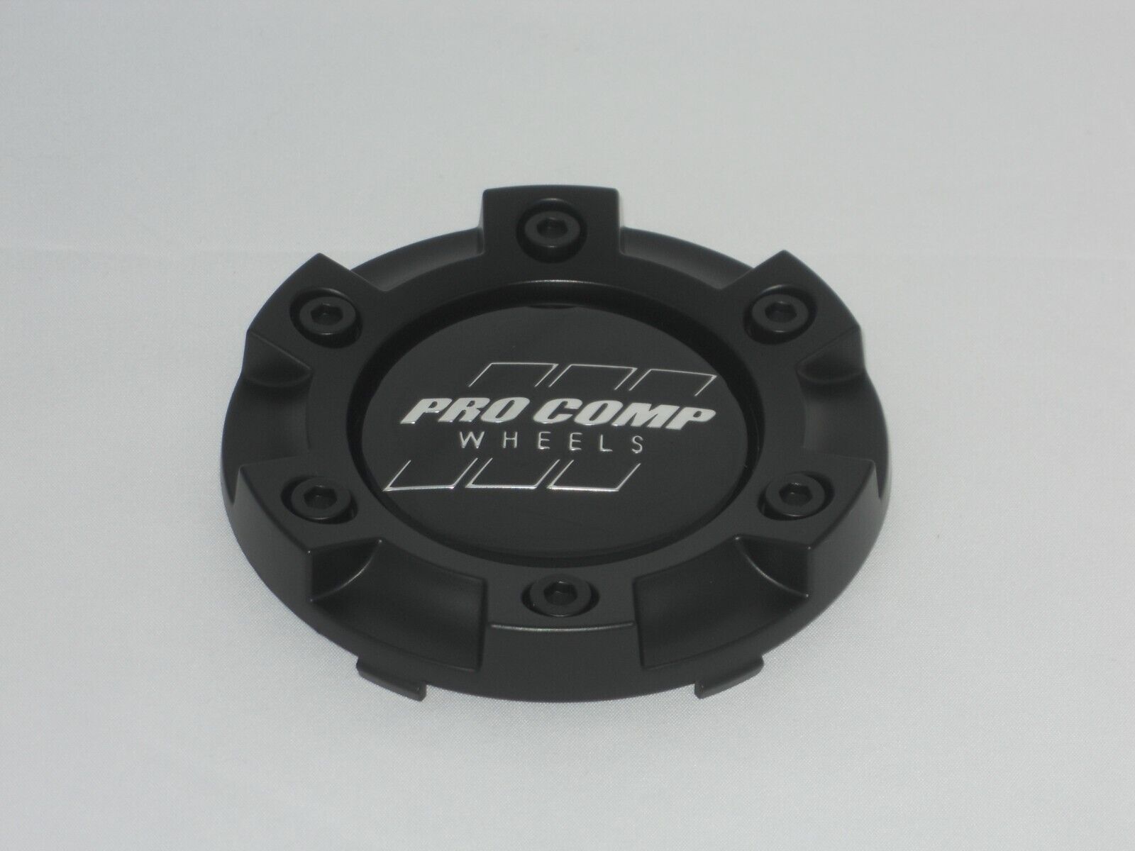 PRO COMP 42-CAP-SG FLAT MATTE SATIN BLACK WHEEL RIM CENTER CAP SNAP IN ...