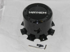 Mayhem 8107 Cogent Dually Gloss Black Rear Wheel Rim Center Cap C108107B01R