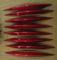 8 PIECES RED SPIKE INSERT ONLY FITS 3267 CENTER CAP VOODOO 415 SAINT WHEEL RIM