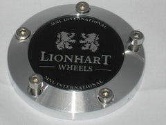 LIONHART WHEEL RIM  PCA5093 ALUMINUM CENTER CAP 65mm DIAMETER BOLT ON STYLE