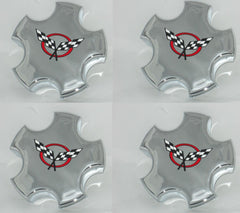 4 CAP DEAL 2000-2004 01 02 CHEVY CORVETTE Z06 C5 AM CHROME RIM WHEEL CENTER CAP