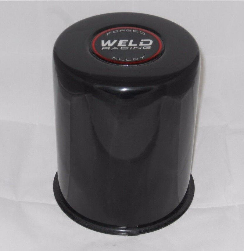 WELD RACING 8 LUG TALL BLACK WHEEL RIM CENTER CAP FITS 5.150" DIA BORE 605-0004B