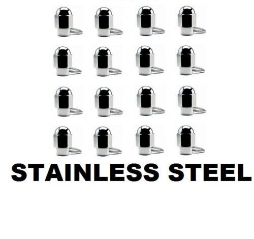 16pc Chrome 9/16" Mag Shank Lug Nuts W/ Washer – For Eagle Dually Wheels