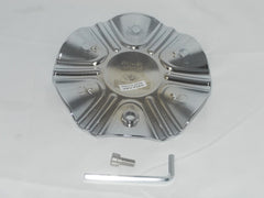 Milanni 452 Stellar Chrome Wheel Rim Center Cap V452-CAP LG0909-24 with Screw