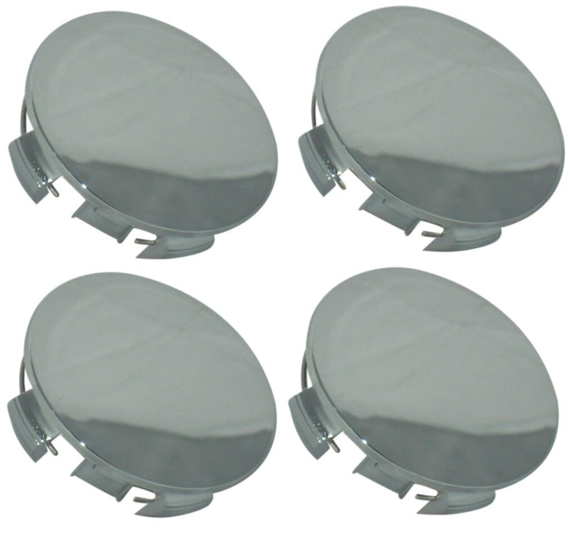 SET OF (4) FITS LEXUS / FITS TOYOTA CHROME REPLACEMENT NO LOGO CHROME CENTER CAP