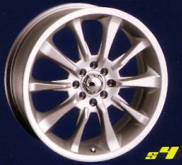 SACCHI S4 CHROME WHEEL RIM CENTER CAP SNAP IN NEW WITH WIRE RETAINER RING