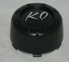 KO WHEELS 390C02 C10807-6H S612-16 ABS FLAT MATTE BLACK WHEEL RIM CENTER CAP