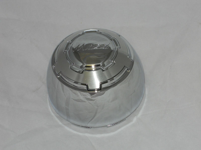 MAZZI C10721 WHEEL RIM CHROME / BRUSHED TRIM CENTER CAP SNAP IN NEW WITH WIRE