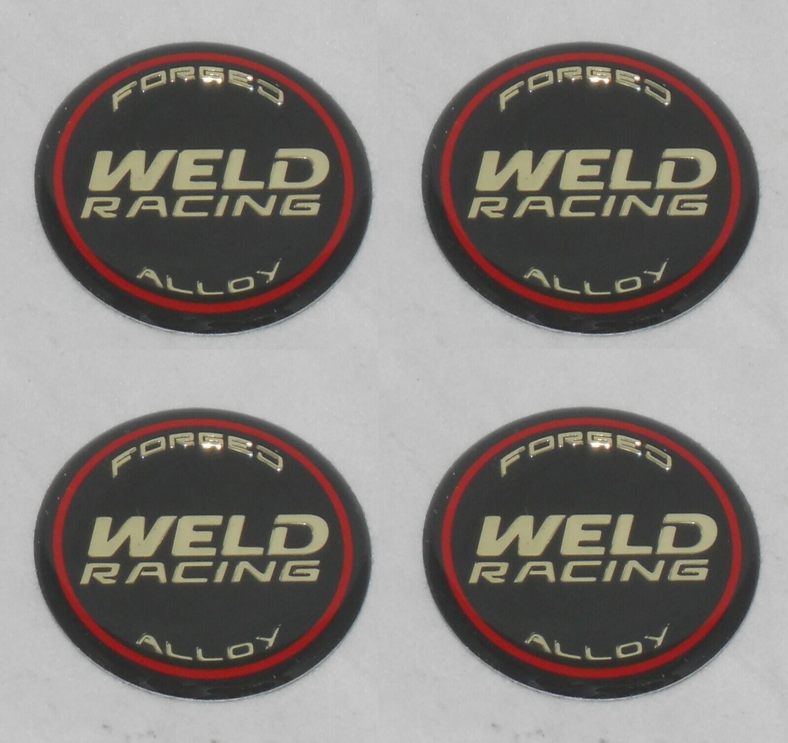 Weld Racing Emblems 4 PCS WELD RACING WHEEL EMBLEM RIM CENTER CAP STICKER LOGO 601-3018 1 ...