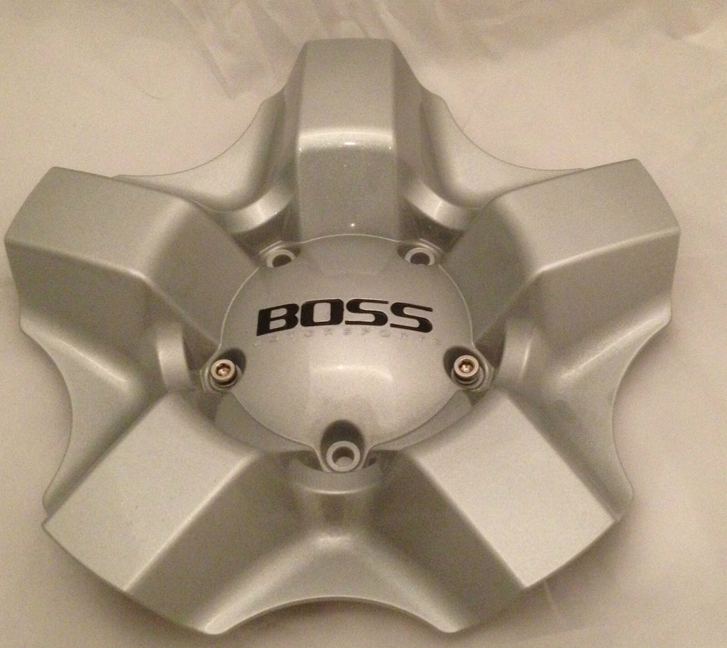 BOSS MOTORSPORTS 333 WHEEL RIM SILVER CENTER CAP ACC 3240 03 SCREW ON ...